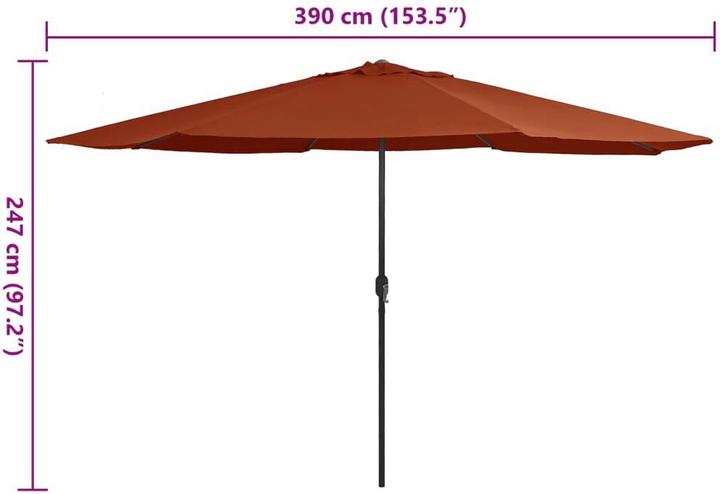 Immagine prodotto vidaXL Sonnenschirm (4 m)