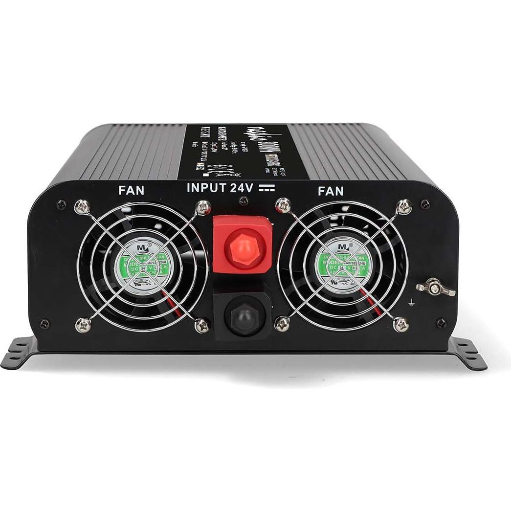 Thumbnail - Nedis, Spannungswandler, Power Inverter Reine Sinus-Wellen - Eingangsspannung: 24 V DC - Geräteausgangsanschluss: Type