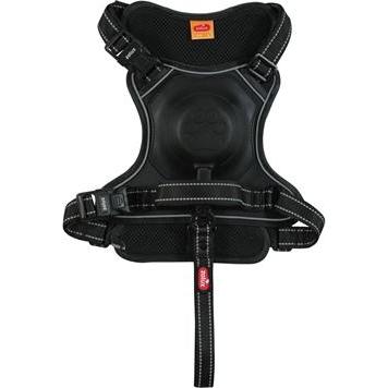 Harnais et laisse enrouleur intégré - ZOLUX - Taille L - Noir - Pour chien jusqu'à 55 kg - Confort optimal