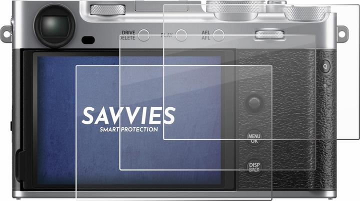Immagine prodotto Savvies 3x Smart Glass – Hybrid Glass Pellicola in vetro 9H per Fujifilm X-E5 (Pellicola protettiva)
