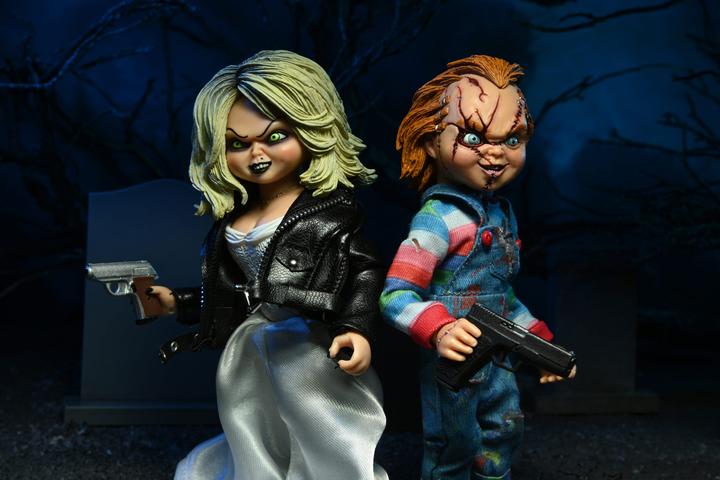 Actual product image Neca AF Bride of Chucky 2 Pack Chucky & Tiffany