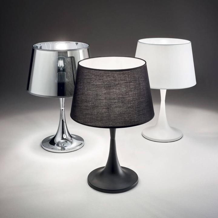 Image du produit Ideal lux LONDON Lampe de table E27 ⌀320mm Chrome 032375 (E27)