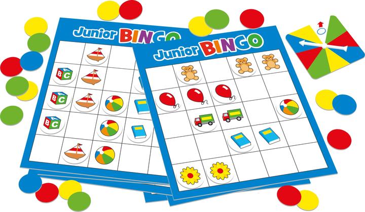 Actual product image Tactic Junior bingo (Danish, Dutch, English, Estonian, Finnish, French, German, Lithuanian, Norwegian, Swedish, Ukrainian, 2 - 6 Players)