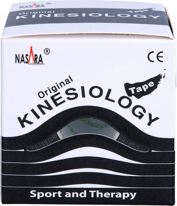 Image du produit Mikros NASARA Kinesiologie Tape Noir 5cmx5m, 1 pc PFL (5 m)