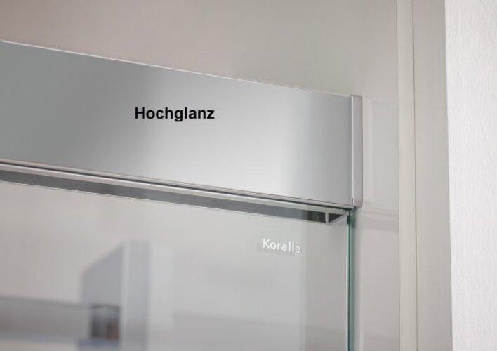 Produktbild Koralle S600Plus Schiebetüre in Nische DSN2 140 L, Festelement links, 1400mm (91.30 cm, 208.80 cm, 25.20 cm)