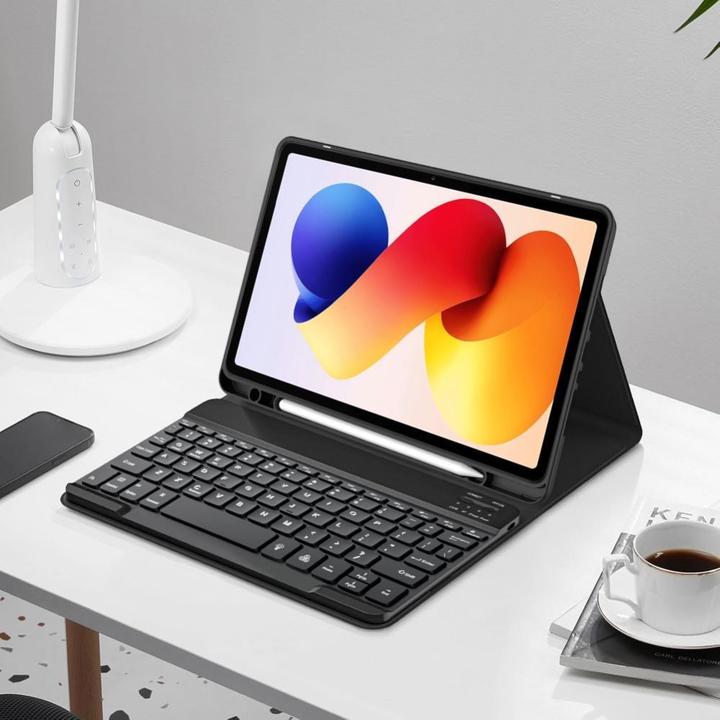 Actual product image 4Kom Tech-Protect Sc Pen + Tastatur Xiaomi Poco Pad M1 / Redmi Pad 2 Pro 12.1 Schwarz (DE, Xiaomi Poco Pad)