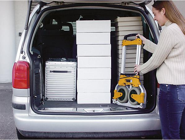 Produktbild eurokraft basic Profi-Aluminium-Sackkarre, klappbar (125 kg)