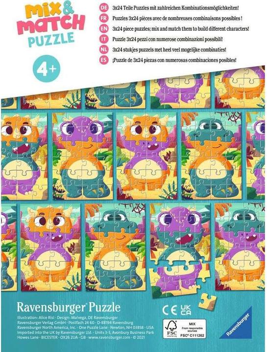 Produktbild Ravensburger Niedliche Dinos (24 Teile)