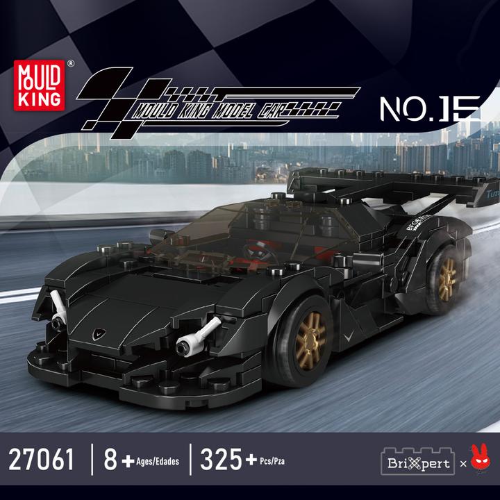 Actual product image Mould King Apollo IE Supercar with display box