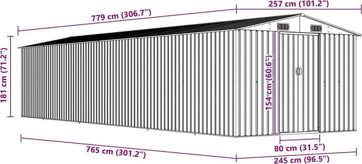 Produktbild vidaXL Gartenlaube