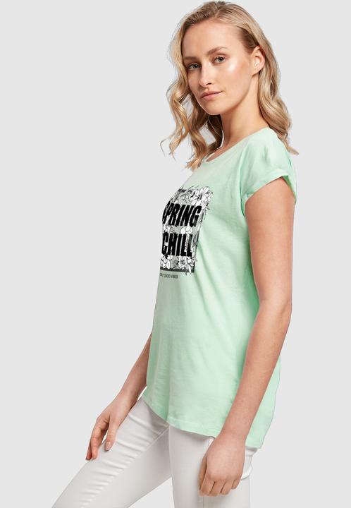 Produktbild Merchcode Ladies Spring And Chill Extended Shoulder Tee - 113645 (M)