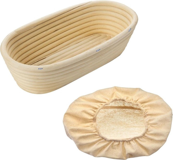 Westmark Set of oval proofing baskets with cover 27.5 x 14 x 7.1 cm