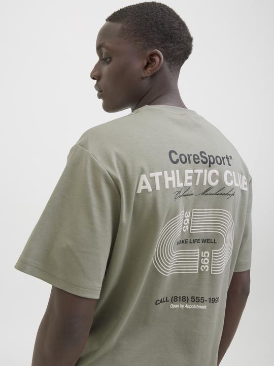 Actual product image Jack & Jones Jcoathletico Graphic Tee Ss Cn Ss25 (XXL)
