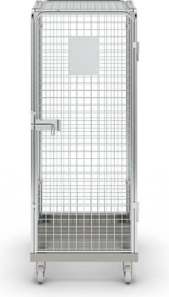 Produktbild kaiserkraft Antidiebstahlbehälter mit Stahl-Rollplatte (500 kg)