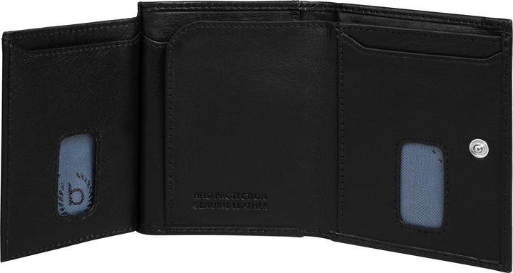 Actual product image Bugatti Secure Slim - RFID credit card holder with Viennese coin pocket Nappa