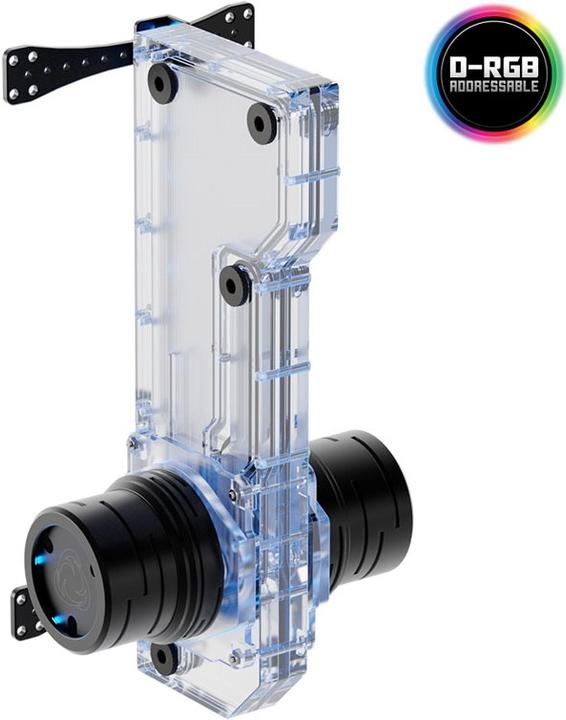 Actual product image Singularity Computers Resonance 2.0 Dual D5 Distro Plate