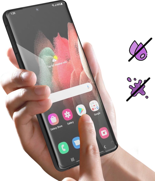 Actual product image Bigben Connected Glass screen protector (1 Piece, Samsung Galaxy S21 Ultra)