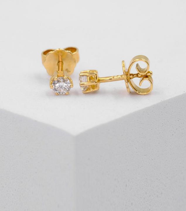 Image du produit Muau Boucles d'oreilles (750/18 K Or jaune)