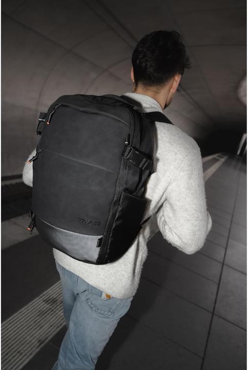 American Tourister Laptop Backpack with Expandable Compartment, Reflective Rain  Cover, and Smart Sleeve