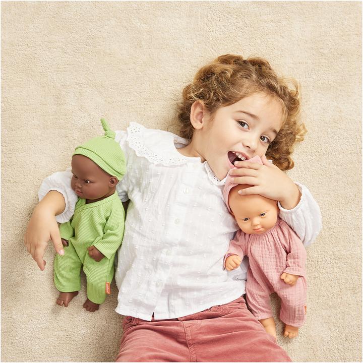 Produktbild Miniland Baby Mit Ds Afrikanisch Mädchen 32cm