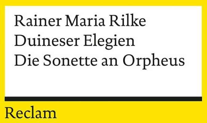 Produktbild Duineser Elegien / Die Sonette an Orpheus (Deutsch, Rainer Maria Rilke, Wolfram Groddeck, 1997)