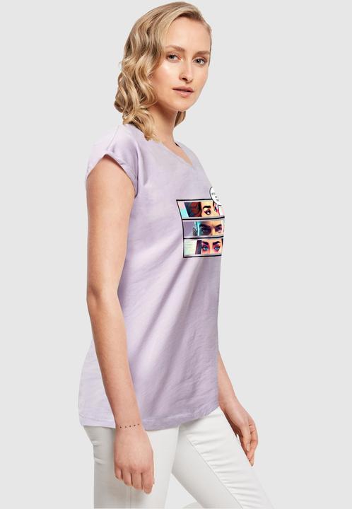 Produktbild Merchcode Ladies Thinking Comic Extended Shoulder Tee - 117875 (M)