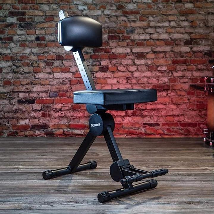 Actual product image Quik Lok Quiklok Stool Seat Footrest Backrest (Musician's chair)