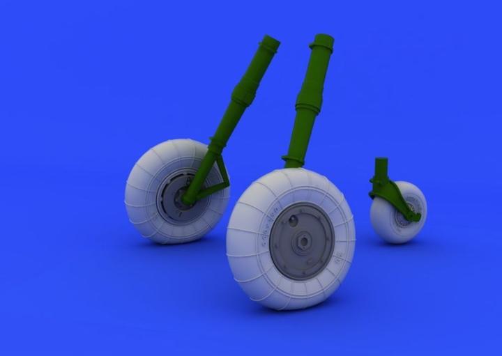 Eduard Roues de Bf 109G-10 pour Revell