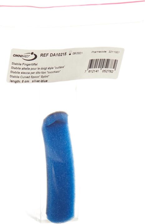 Produktbild Omnimed Fingerlöffel silber blau