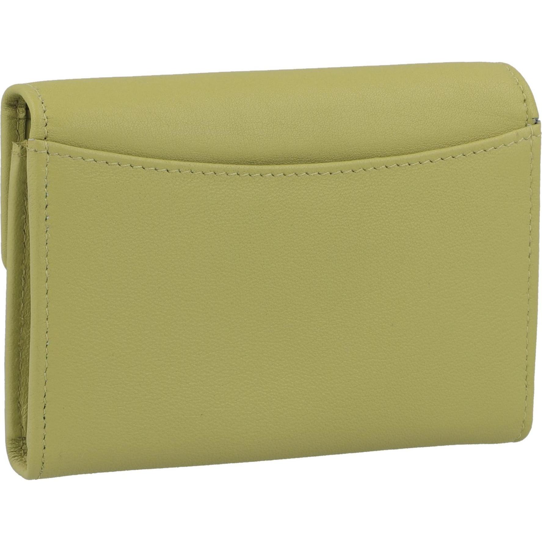 Thumbnail - Braun Büffel, Damen, Portemonnaie, Joy Geldbörse RFID Schutz Leder 10.5 cm, Gelb