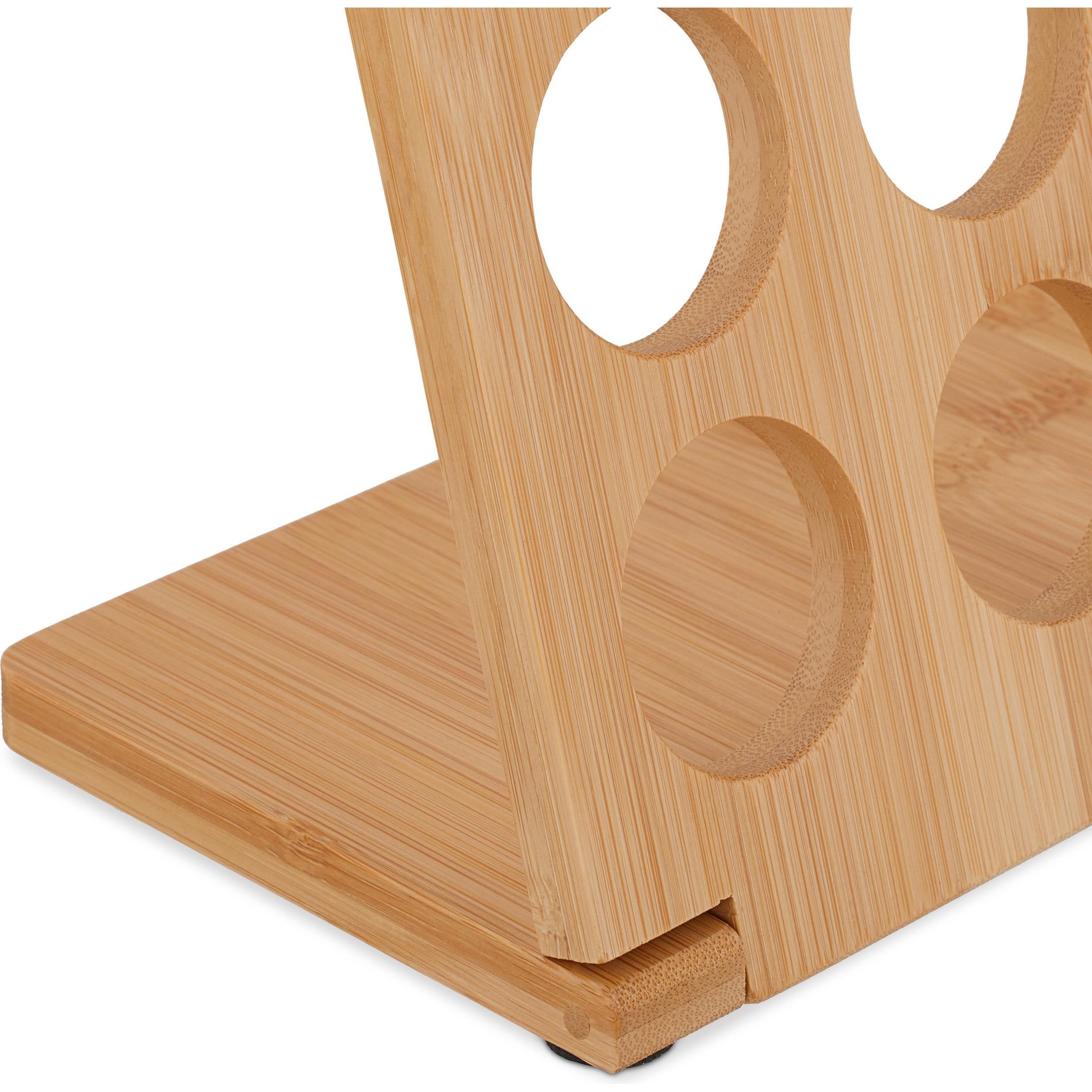 Relaxdays Kapselhalter, Zubehör Kaffeemaschinen, Braun