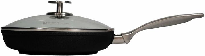 Image du produit Swiss Diamond CXD Induction Poêle/couvercle ss PFAS 24 cm (24 cm, Poêle à frire, Aluminium)