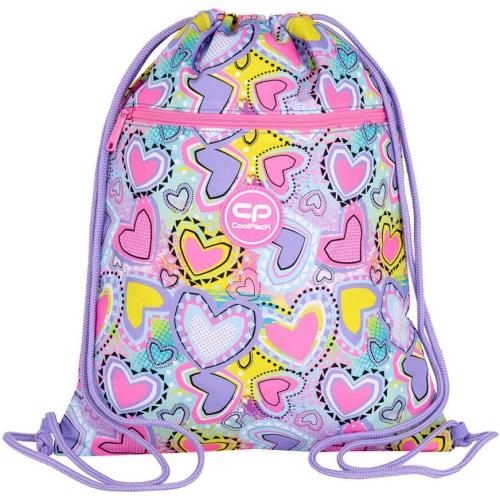 Coolpack Sports bag Vert Pastel Hearts