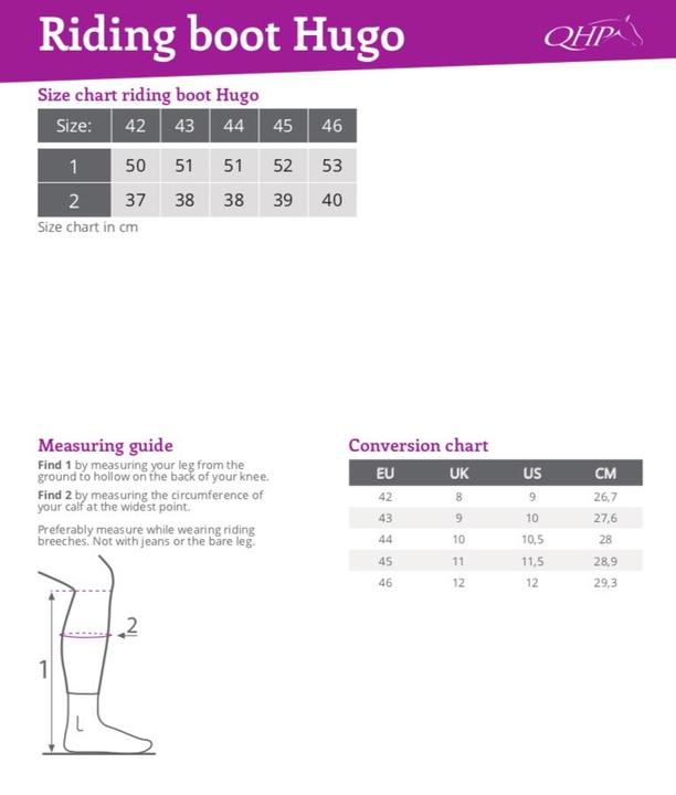 Actual product image Qhp Hugo riding boots men (46)