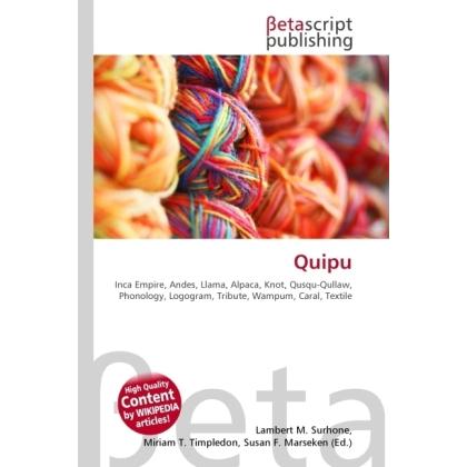 Quipu, Schulbücher von Susan F. Marseken, Lambert M. Surhone, Miriam T. Timpledon