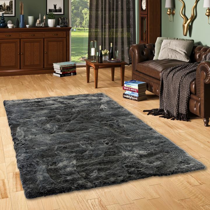 Produktbild Pergamon Luxus Super Soft Fellteppich Aspen Meliert (140 x 180 cm)