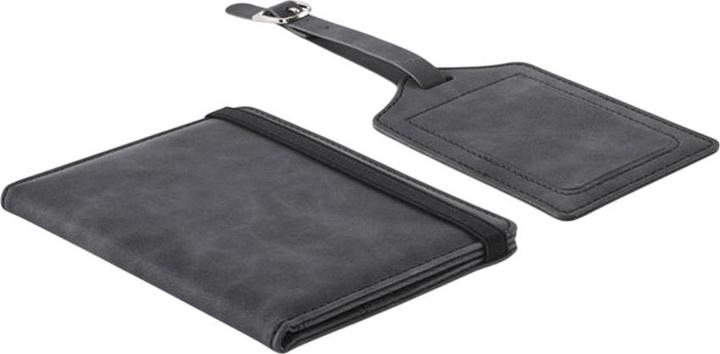 Image du produit MidOcean - Ensemble étui passeport et étiquette pour bagage JETTAG (Pochette pour passeport)