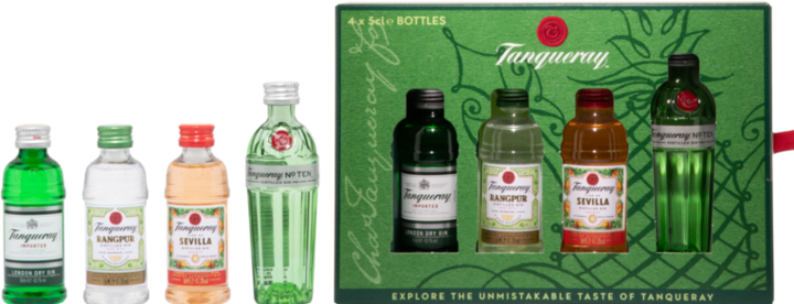 Image du produit Tanqueray Exploration Gin Pack 4x5cl (4 x 5 cl)