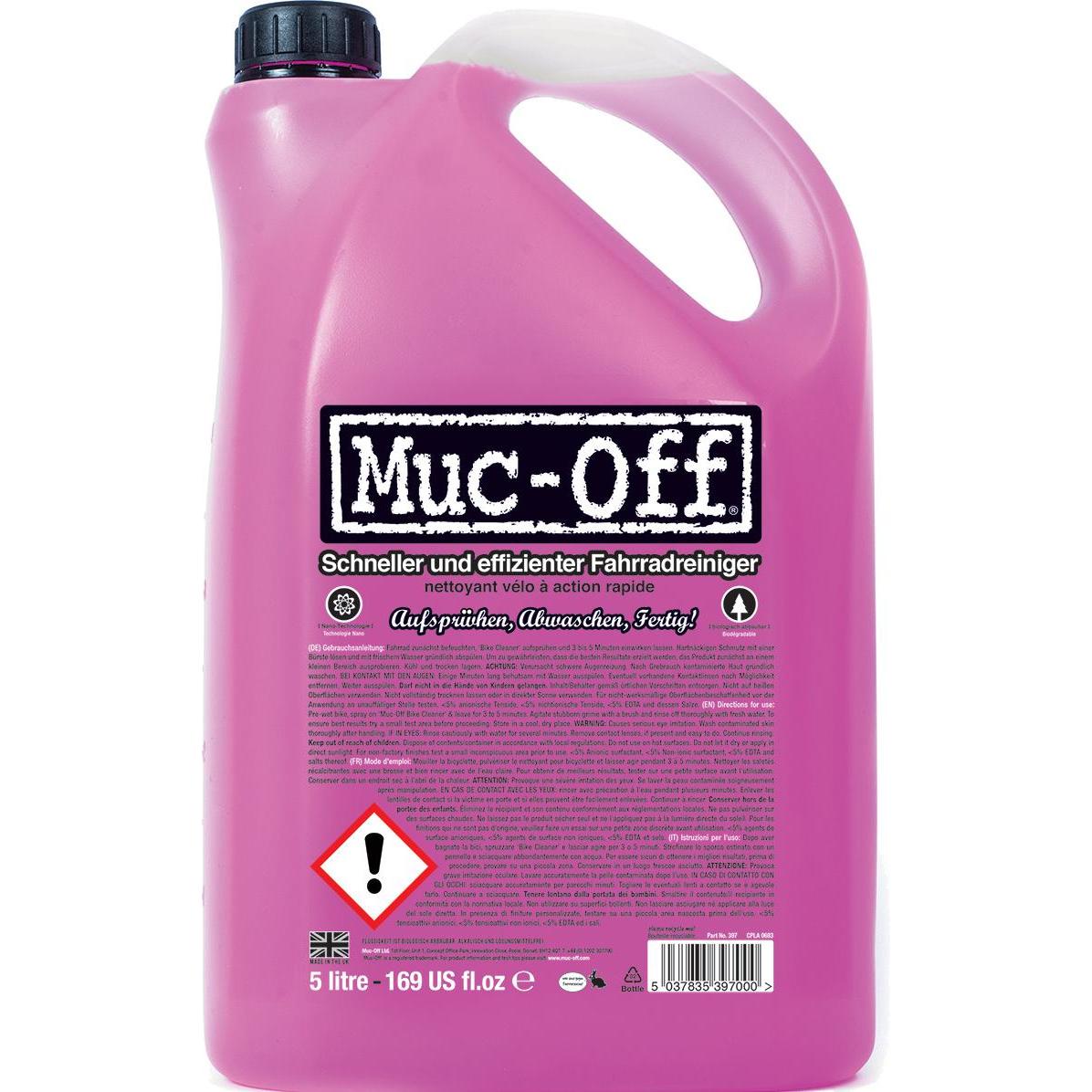 Muc-Off, Veloreinigung + Velopflege, (5000 ml, Fahrradreiniger)