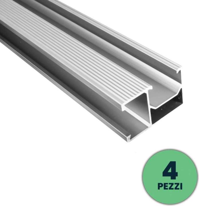 Immagine prodotto V-TAC Binario Sillberne 2000mm per pannelli solari 4 pzSet