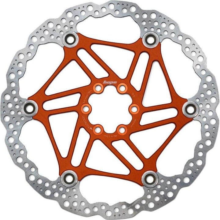 Produktbild Hope Floating Disc Bremsscheibe - orange (200 mm)