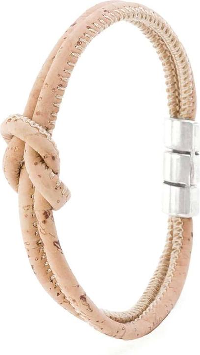 Actual product image Artelusa Nodo Simple" bracelet natural (18 cm, Cork)