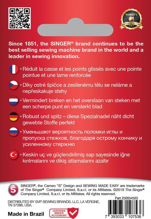 Produktbild Singer Nähmaschinennadel