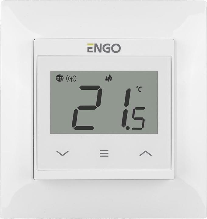 Salus Engo Internetowy, podtynkowy regulator temperatury do ramki 55x55, Wi-Fi, 230V