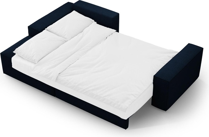 Actual product image Micadoni Bouclé Left Corner Sofa With Bed Function And Box, "Jodie", 3 Seats, 246x151x86 Made in Europe (Corner sofa)