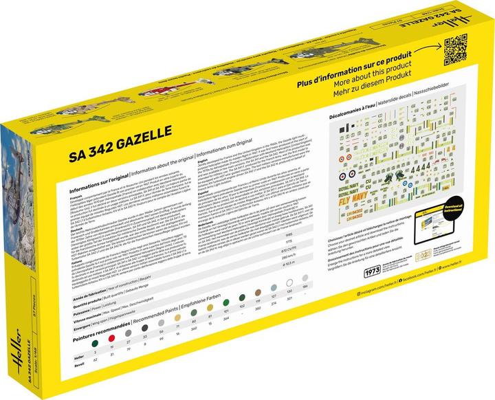Image du produit Heller STARTER KIT SA 342 Gazelle