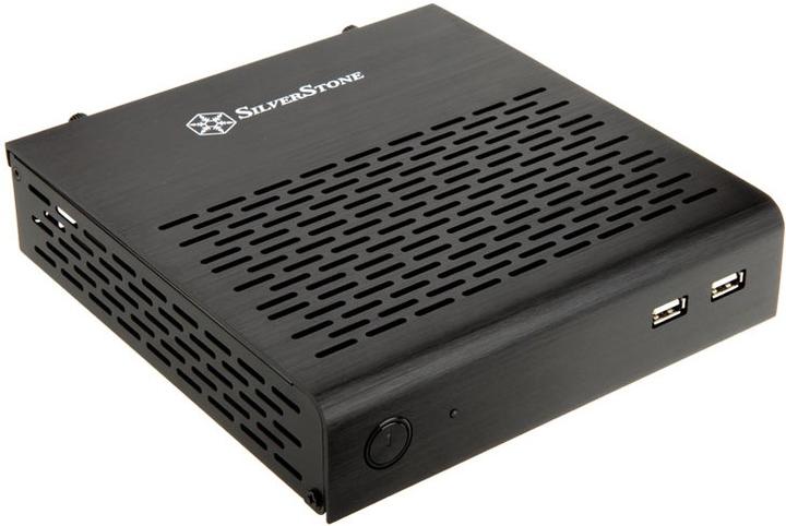 Actual product image Silverstone SST-PT13B Petit (Thin Mini ITX)