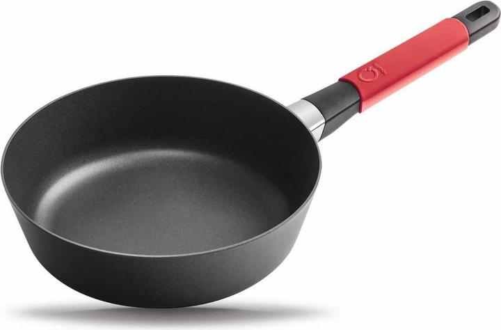 Squality Induo 24 cm non-stick frying pan red (Casserole + Stewpot, Cast aluminium)