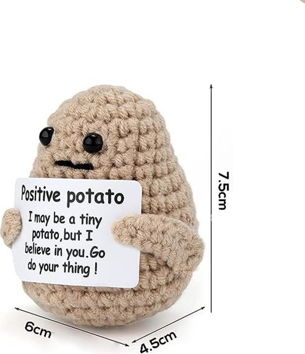Actual product image I Am Creative Positive Potato (7.50 cm)