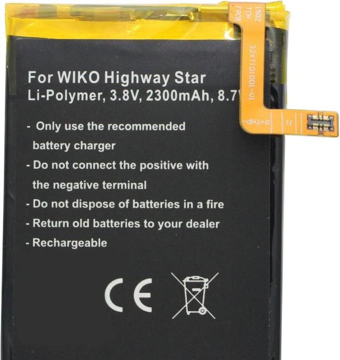 Image du produit Wiko Batterie Highway Star, Highway Star 4G Dual SIM, TLP15016